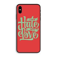 Turn hate into love: iPhone XS Max Biologisch afbreekbaar hoesje