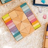 Grimm's Blokkenset Pastel Duo