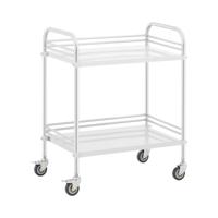 Laboratoriumwagen - RVS - 2 planken elk 63 x 40 x 12,5 cm - 20 kg