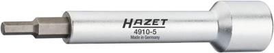 HAZET Verlengstuk 4910-5 · 1/2 inch (12,5 mm) vierkant hol · Binnen-zeskant-profiel · SW 5 mm