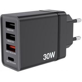 Verbatim 49700 oplader voor mobiele apparatuur Universeel Zwart AC Snel opladen Binnen