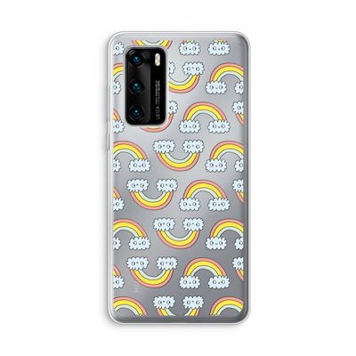 Regenboog: Huawei P40 Transparant Hoesje