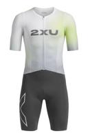 2XU Light Speed React Sleeved Trisuit cool matcha/india ink heren