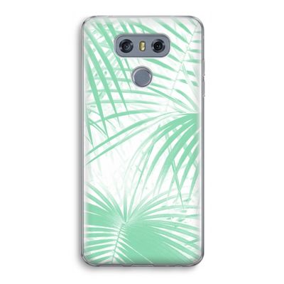 Palmbladeren: LG G6 Transparant Hoesje