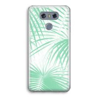 Palmbladeren: LG G6 Transparant Hoesje