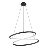 EGLO Ruotale Hanglamp - LED - Ø 70 cm - Zwart