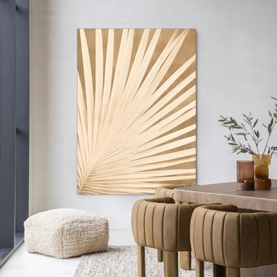 Urban Cotton Wandkleed 'Beleaf' 110 x 145cm in Frame - black