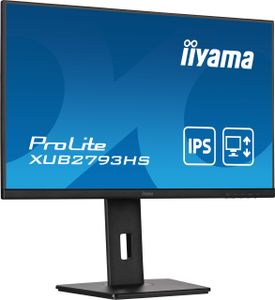 Iiyama ProLite LED-monitor Energielabel E (A - G) 68.6 cm (27 inch) 1920 x 1080 Pixel 16:9 1 ms HDMI, DisplayPort, Hoofdtelefoon (3.5 mm jackplug) IPS LED