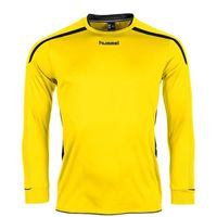 Hummel 111005 Preston Shirt l.m. - Yellow-Black - S - thumbnail