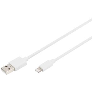 Digitus Mobiele telefoon, Apple iPad/iPhone/iPod, Computer, Laptop Laadkabel [1x USB-A - 1x Lightning] 2 m USB-A, Apple Lightning