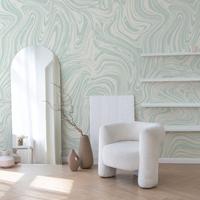 Modern Behang Liquid Marble Rol Munt