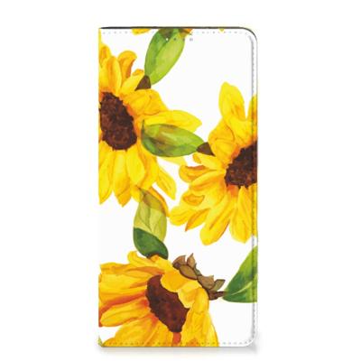 Smart Cover voor Samsung Galaxy A14 5G Zonnebloemen Smart Cover voor Samsung Galaxy A14 5G Zonnebloemen