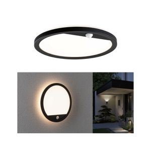 Paulmann Lamina PIR 94664 LED-buitenlamp met bewegingsmelder (wand) LED 15 W Zwart