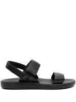 Ancient Greek Sandals sandales Orfeas en cuir - Noir