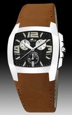 Horlogeband Lotus 15321-4 Leder Cognac