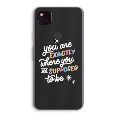 Right Place: Google Pixel 4a 5G Transparant Hoesje
