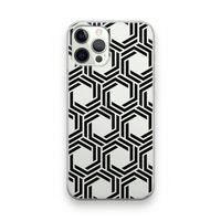 Geometrisch patroon: iPhone 12 Pro Transparant Hoesje
