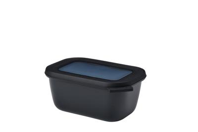 Multikom cirqula rechthoekig 750 ml nordic black - Mepal