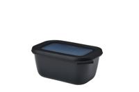 Multikom cirqula rechthoekig 750 ml nordic black - Mepal