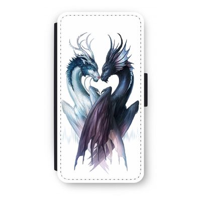 Yin Yang Dragons: iPhone 8 Plus Flip Hoesje