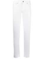 Ralph Lauren Purple Label jean droit à patch logo - Blanc