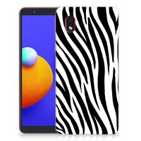 Samsung Galaxy A01 Core TPU Hoesje Zebra