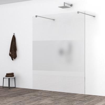 Wiesbaden Slim Inloopdouche 140x200 cm Nano Rookglas - Veiligheidsglas