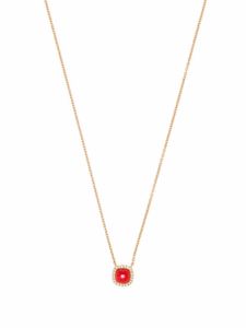 Tirisi collier Milano Sweeties en or rose 18ct à pendentif orné de rubis et diamants