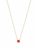 Tirisi collier Milano Sweeties en or rose 18ct à pendentif orné de rubis et diamants