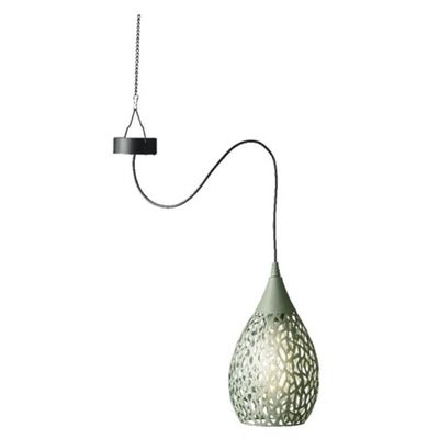 Hanglamp solar - groen - ijzer - 21 cm - tuinverlichting