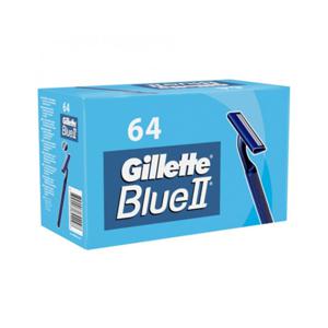 64 Stuks Gillette Blue II Wegwerpscheermesjes