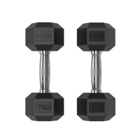 Hexa Dumbbells - Focus Fitness - 2 x 7 kg - thumbnail