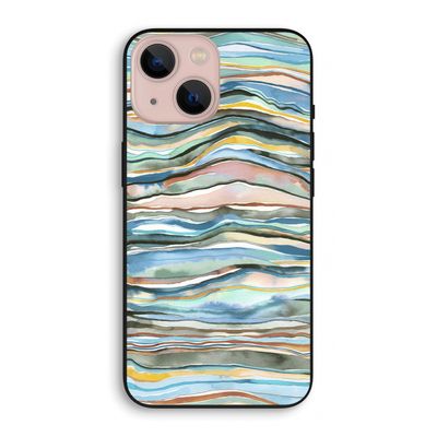 Watercolor Agate: iPhone 13 mini Biologisch afbreekbaar hoesje