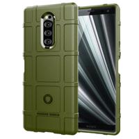 volledige schokbestendige TPU Case voor Sony Xperia XZ4 / Xperia 1 (leger-groen)