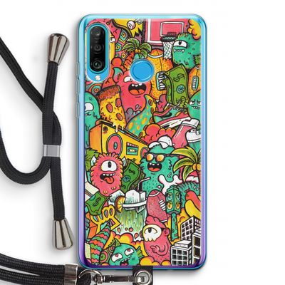 Vexx City: Huawei P30 Lite Transparant Hoesje met koord