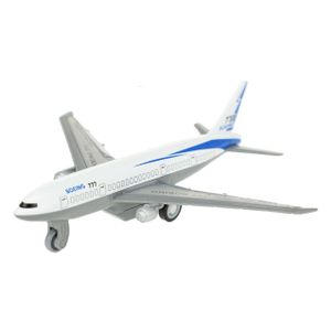 Toi-Toys Pull Back Vliegtuig Metaal Boeing 777