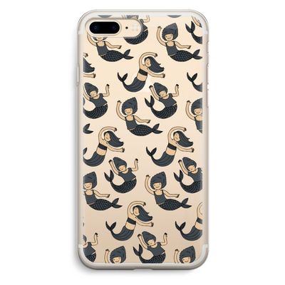 Zeemeermin: iPhone 7 Plus Transparant Hoesje