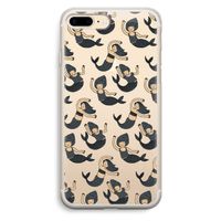 Zeemeermin: iPhone 7 Plus Transparant Hoesje