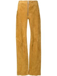 Galvan pantalon droit à taille mi-haute - Marron