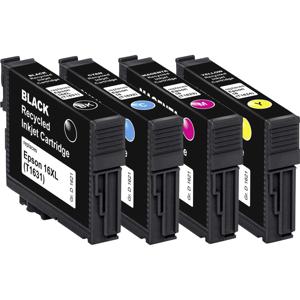 Basetech Inktcartridge vervangt Epson 16, T1626, T1621, T1622, T1623, T1624 Compatibel Combipack Zwart, Cyaan, Magenta, Geel BTE154 1621,4850-126