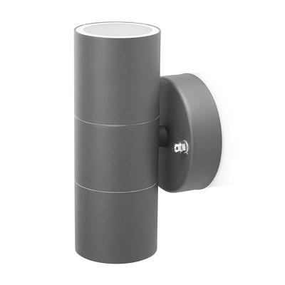 Smartwares gwl-176-hg buiten wandlamp grijs/rvs