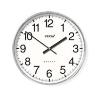 Muurklok Versa Wit Plastic 4 x 30 x 30 cm