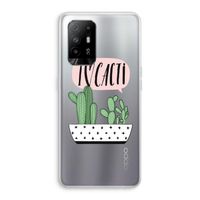 I love cacti: Oppo A94 5G Transparant Hoesje
