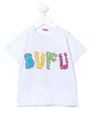 Amir Slama t-shirt à slogan imprimé - Blanc