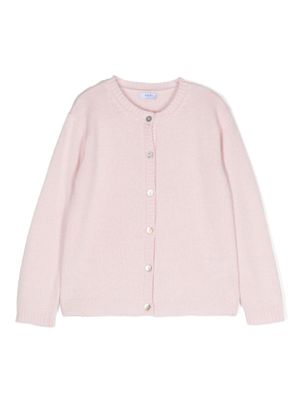 Siola cardigan crop à design nervuré - Rose