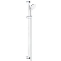 GROHE New Tempesta glijstangset met handdouche met 2 straalsoorten 9.5L/min. 90cm met doucheslang 175cm chroom/wit 26163001