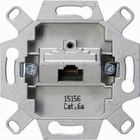 KOPP - UTP RJ45 Stopcontact - Wandcontactdoos - Inbouw - 1-voudig UTP CAT6 1x8P Afgeschermd KOPP - UTP RJ45 Stopcontact - Wandcontactdoos - Inbouw - 1-voudig UTP CAT6 1x8P Afgeschermd