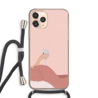 Wine: iPhone 11 Pro Transparant Hoesje met koord
