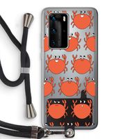 Krab: Huawei P40 Pro Transparant Hoesje met koord