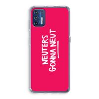 Neuters (roze): Motorola Moto G9 Plus Transparant Hoesje